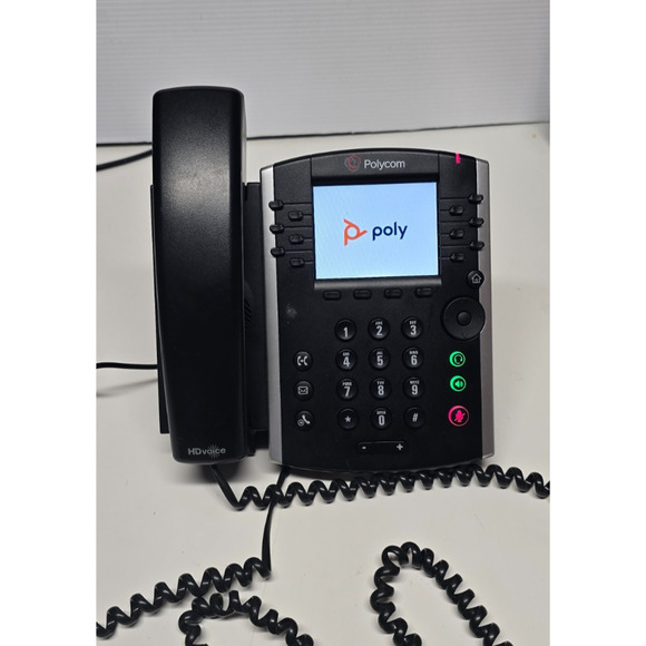Polycom VVX 411 Gigabit PoE 12-line IP Phone - Black- No power cord - Picture 3 of 8
